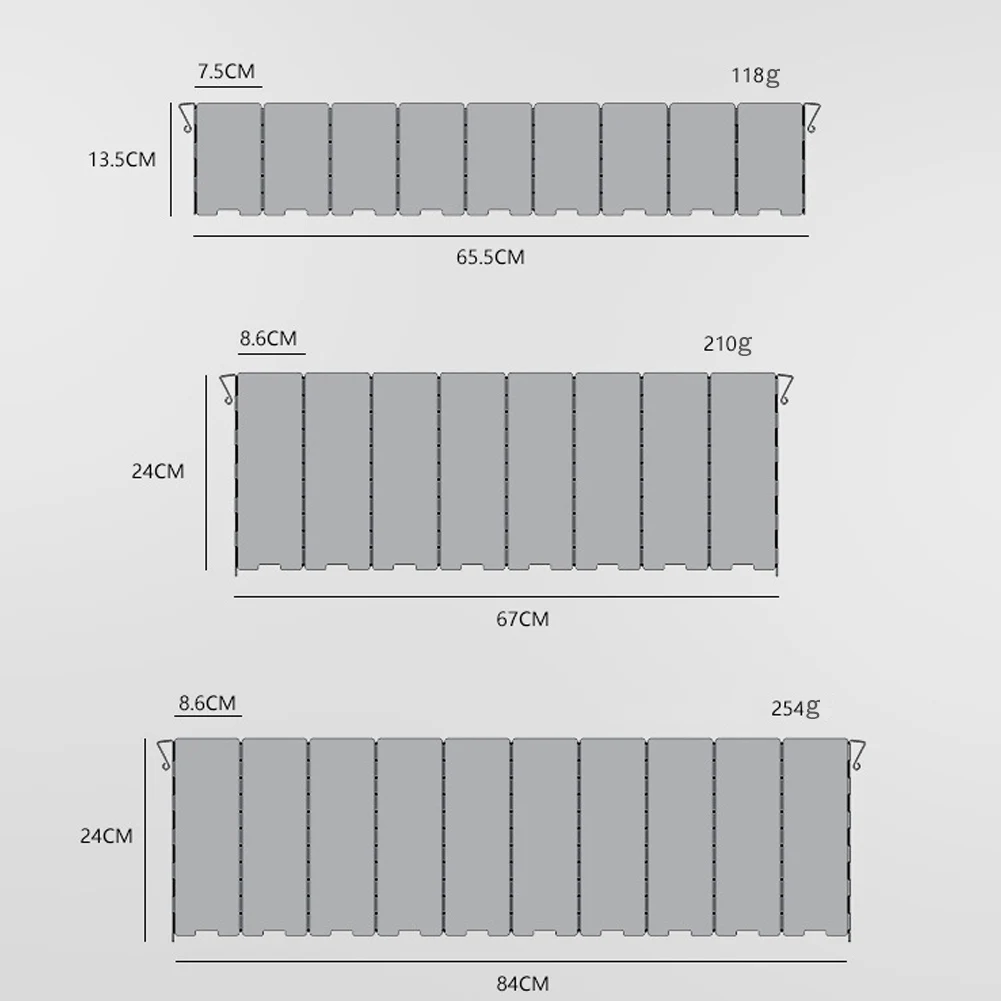 

8/9/10Pcs Plates Foldable Outdoor Camping Cooker Wind Screen Gas Stove Windshield Tools C55K Sale