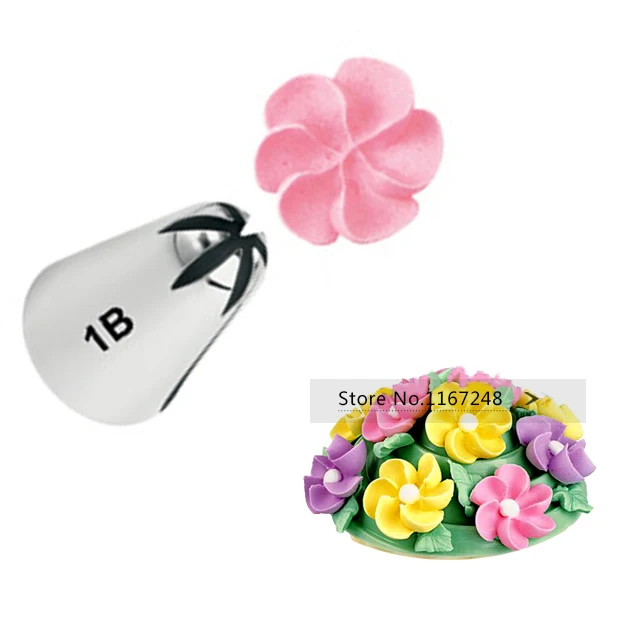 

#1B Large Size Icing Piping Nozzle Cake DIY Decorating Sugarcraft Pastry Tip Tool Cake Baking Tools Bakeware