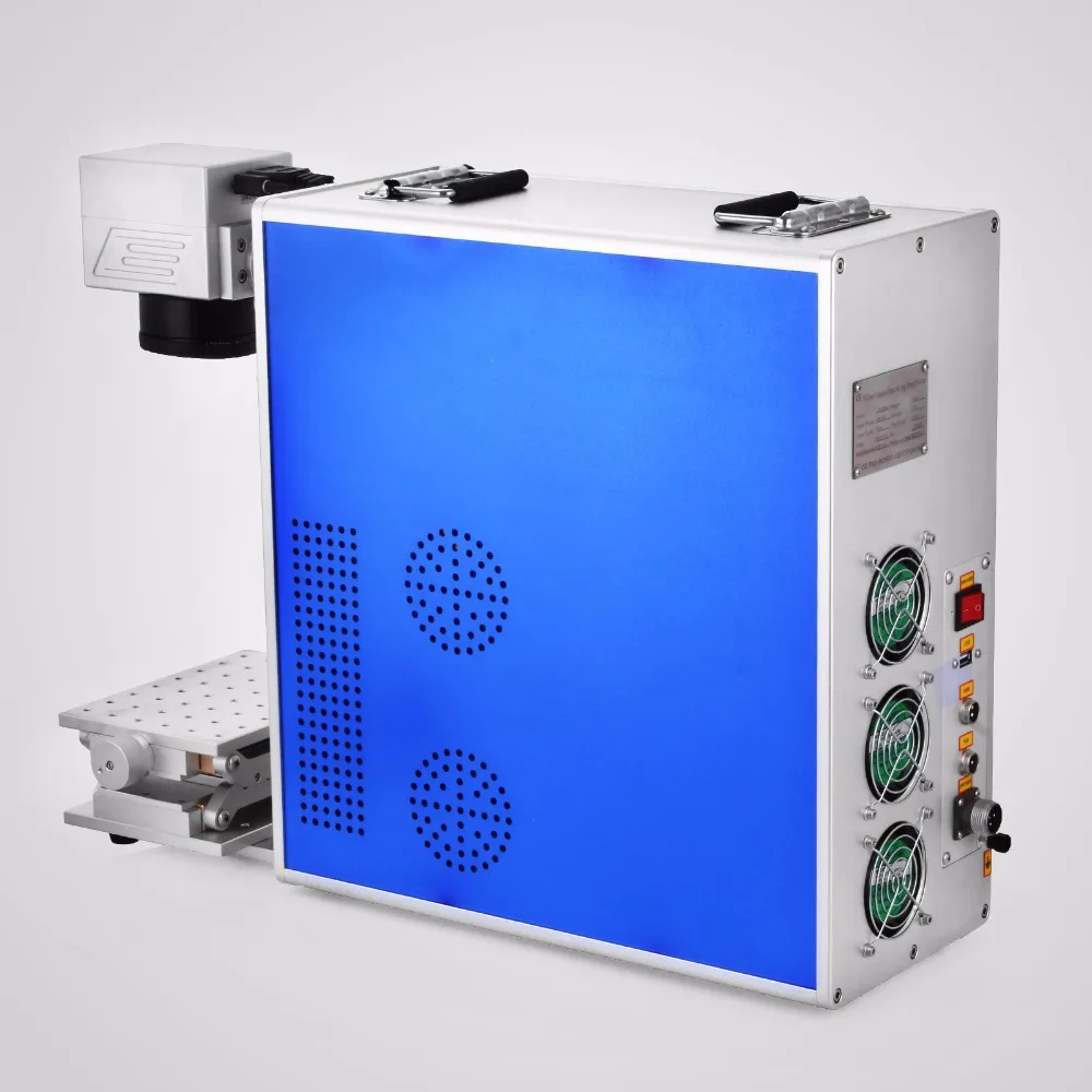 220V EU вилка 20W волоконная лазерная маркировочная машина гравер FDA CE нержавеющая