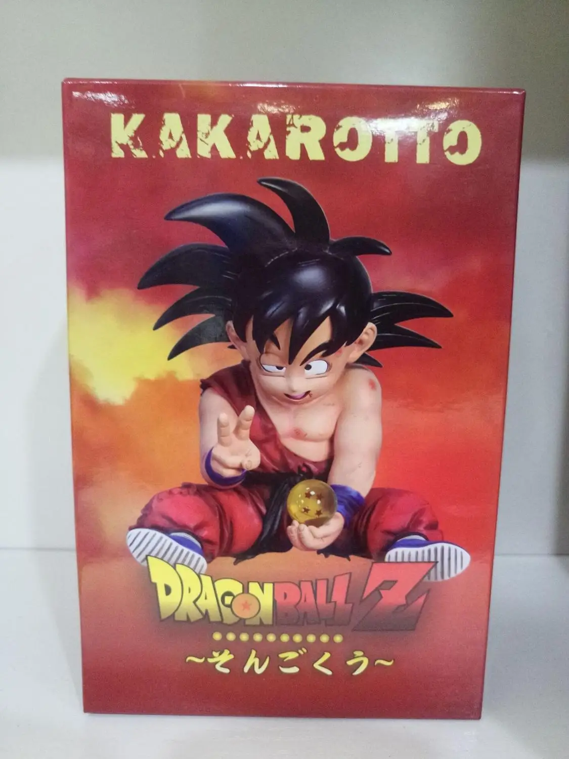 Аниме Рисунок 10 см Dragon Ball Z Son Goku Kakarotto Children ver. ПВХ фигурка модель игрушки ребенок