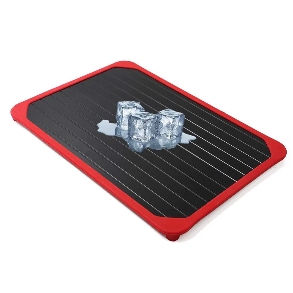 MagicThawing plate Defrost Tray Metal Plate Defrosting Tray Safe Fast Thawing Frozen Meat Fish Sea Food Kitchen Cook Gadget Tool MagicThawing plate Defrost Tray Metal Plate Defrosting Tray Safe Fast Thawing Frozen Meat Fish Sea Food Kitchen Cook Gadget Tool