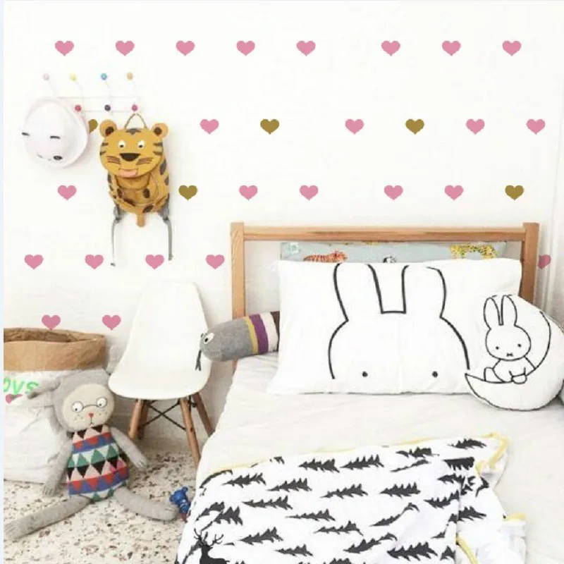 

Creative combination of love wall paste children's room environmental protection can remove Diy stickers
