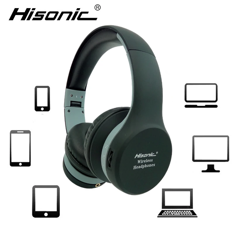 Складная гарнитура Hisonic беспроводные наушники airoha микрофон времени игровые bs sun