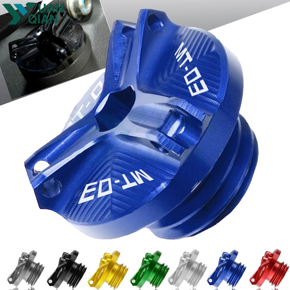 

Motorcycle M20*2.5 Engine Oil Filter Cup Plug Cover Screw For Yamaha MT-03 MT03 MT 03 mt-03 mt03 motorcross accessories