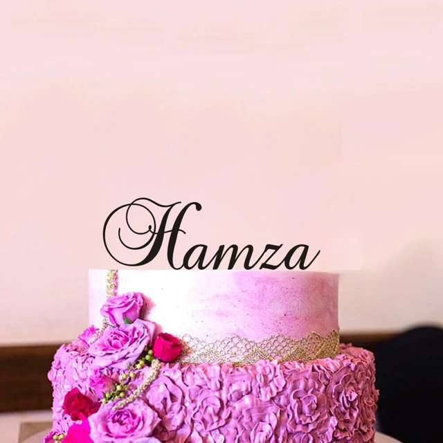 custom acrylic wood cake