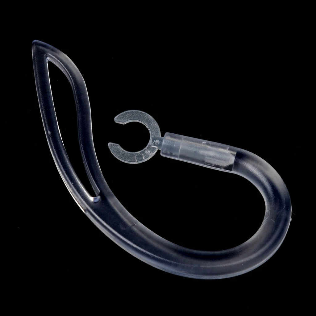 2019 NEW 4pcs Clear Replacement Bluetooth Headset Earhooks for Plantronis Marque M155 M165 M1100 M100 M55 M28 M25 (6mm)