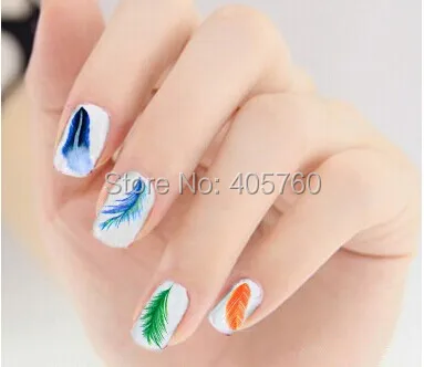 Оптовая продажа 3D Дизайн ногтей Стикеры наклейки для ногтей Советы украшения инструмент 3 вида цветов Дизайн #16 6 шт./лот Смешанные