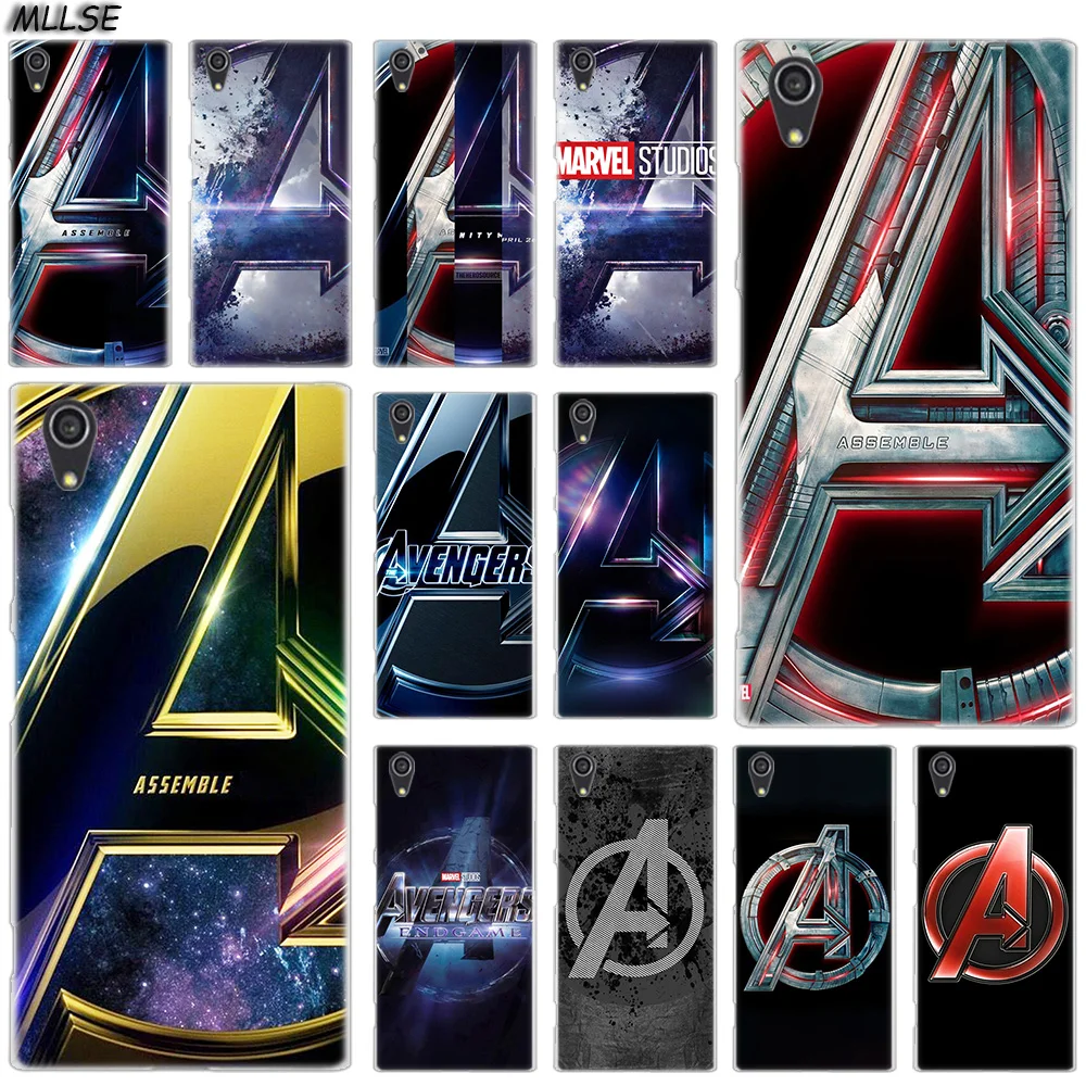 

MLLSE The Avengers LOGO Fashion Case Cover for Sony Xperia X XA XA1 XA2 Plus XA3 XZ XZ1 XZ2 XZ3 XZ4 Compact L1 L2 L3 Cover Hot