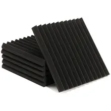 Wedge Acoustic Foam With Adhesive Tape 8 Pcs Soundproof Panels,Silencing Sponge