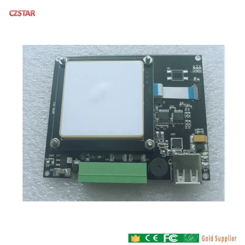 built module antenna 1-3 м большой диапазон низкое энергопотребление высокая скорость чтения анти-столкновения PR9200 чип для UHF rfid считыватель модуль - Цвет: built module antenna