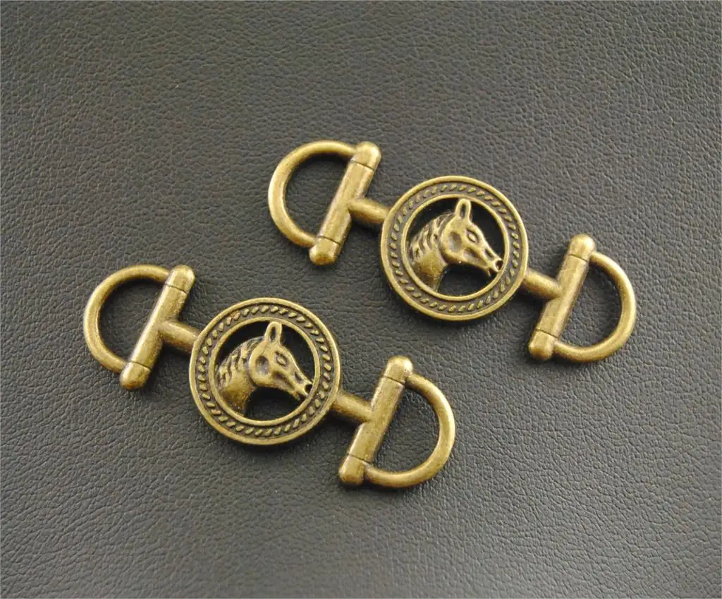 

5pcs Antique Silver Bronze Horse Connectors Jewellery Pendant For Bracelet Necklace A825/A1032