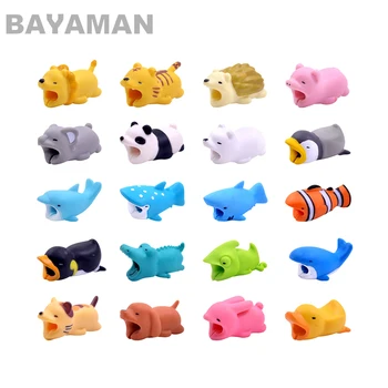

1pc Cable bite Cute Animal cable protector for Charging Cable Winder Cute Toys
