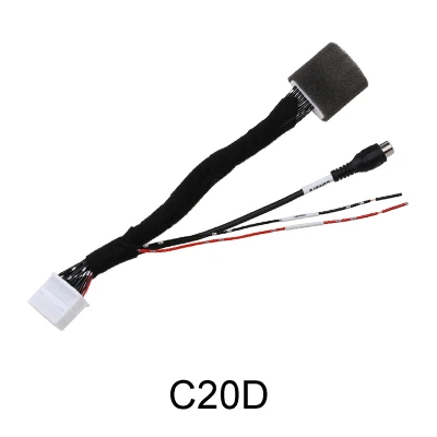 SINOSMART C05D/C20D контактный соединительный кабель для Toyota OEM Монитор Avensis Camry Corolla Prius RAV4 без повреждения проводов - Название цвета: C20D