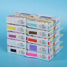 Coins adhésifs pour albums de scrapbooking, 250 pièces, colle écologique, facile d'utilisation, en PVC, 10 couleurs disponibles, 250 pièces/boîte