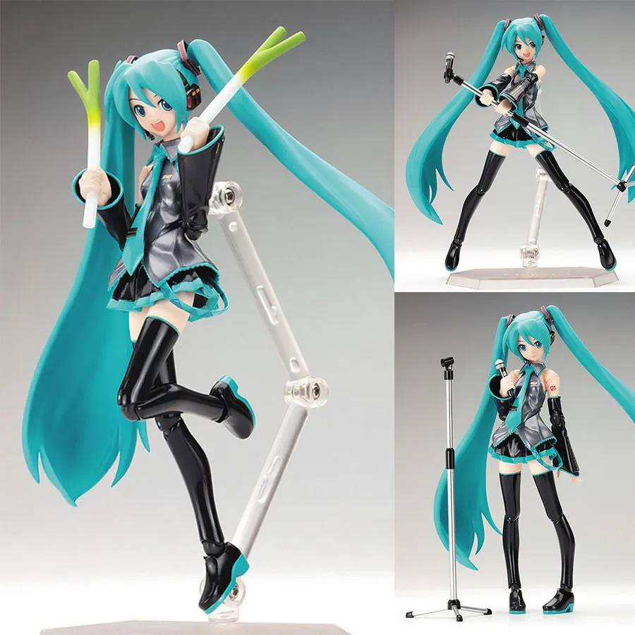

15cm Anime idol Hatsune Miku Action Figure Popular Movable Virtual Singer PVC Figma 014 Collectible Model Toys Birthday Gift