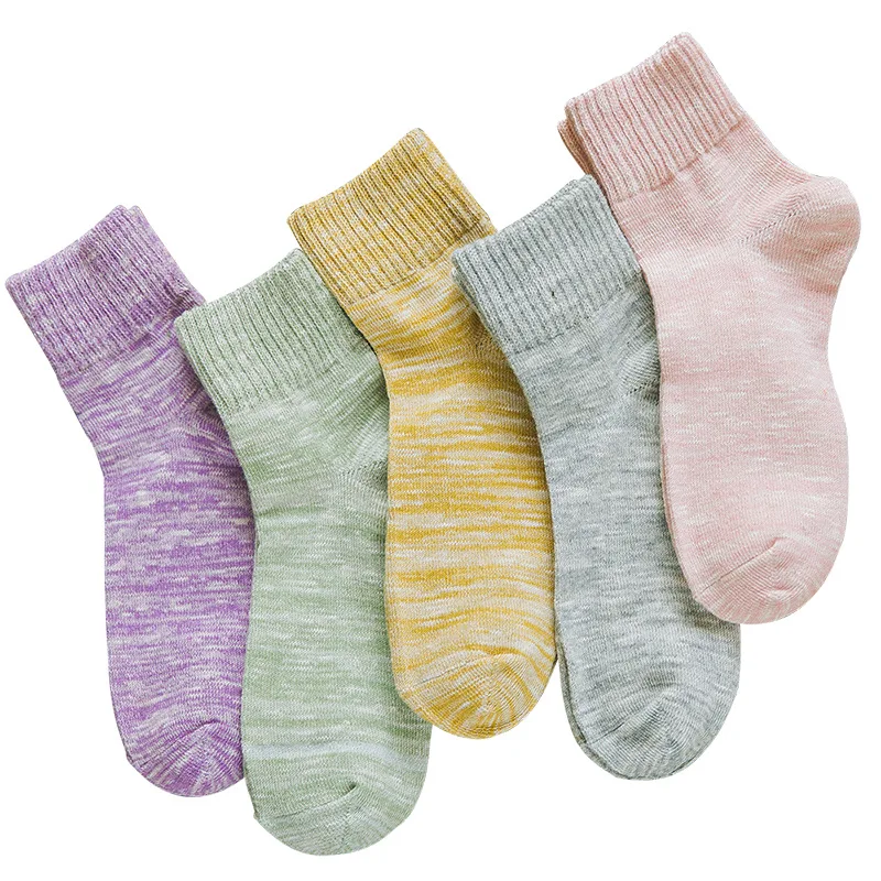 

New Winter Harajuku Women Socks Bamboo Cotton Long Socks Women Stripe Thick Sock Calcetines Mujer Meias Female Hosiery