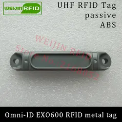 Uhf rfid металла метка Omni-ID EXO600 EXO600 915 мГц 868 мГц Impinj Monza4QT EPC C1G2 6C прочный ABS смарт-карты Пассивные метки rfid