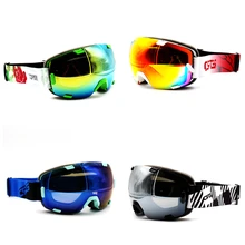 4 Colors Beautiful Brand New Ski Goggles UV400 Anti-Fog Eyewear Mask Glasses Skiing Men Women Snow Snowboard Goggles