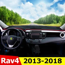 Piattaforma Dello Strumento Cruscotto auto Stuoie di Copertura Evitare Pad Luce Scrivania tappeto Per Toyota RAV4 2013 2014 2015 2016 2017 2018 accessorio