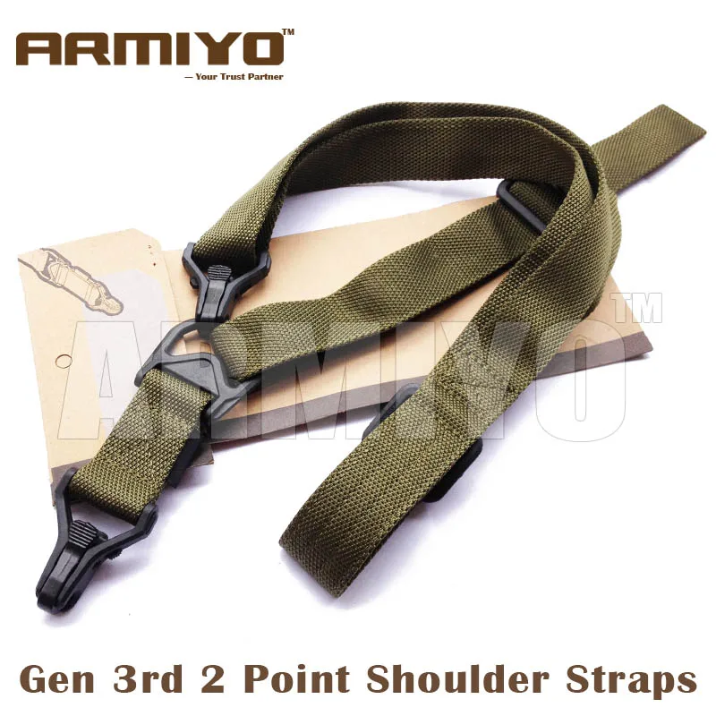 

Armiyo Tactical Mission S3 3rd Gen Rifle Harnesses Sling System Gun Shoulder Straps Shooting Hunting Accessories m4