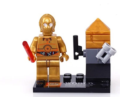 

GUSUG Individual C3PO Building Blocks Bricks Best Gift Baby Toys