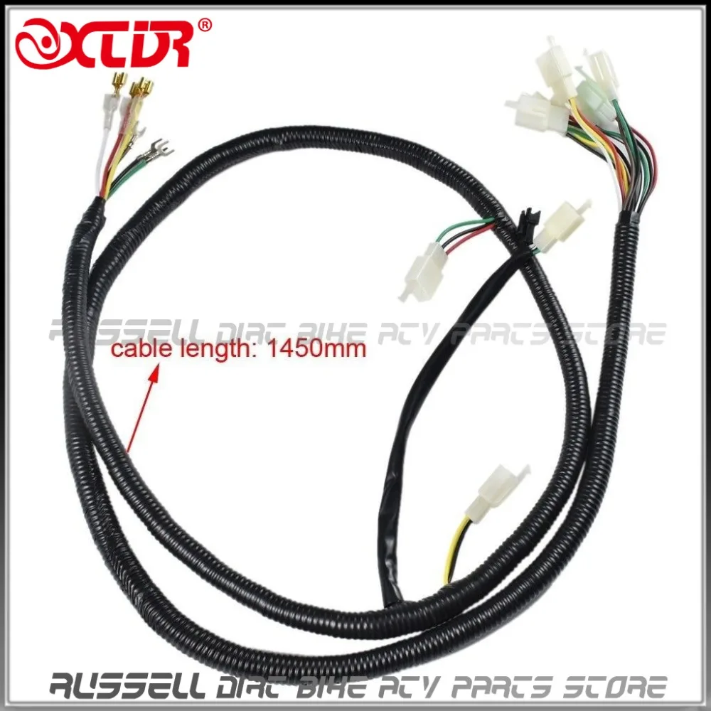 Brushless Motor Wiring Harness Wire Loom for E Bike 1800W 48V Brushless Motor Electric mini Go Kart ATV Quad Buggy-in ATV Parts & Accessories from ...