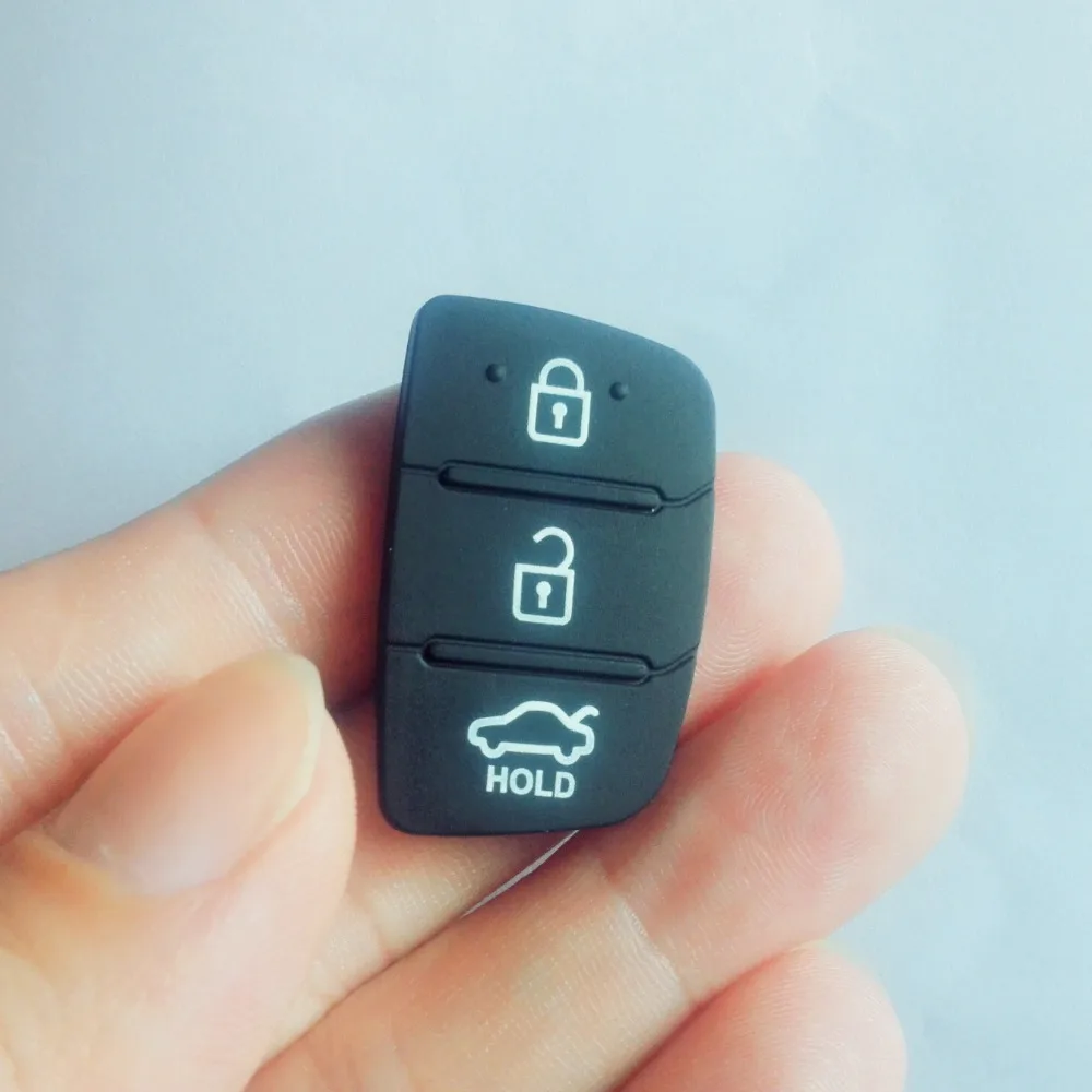 50PCS/LOT Replacement case car key Rubber pad Shell fits for