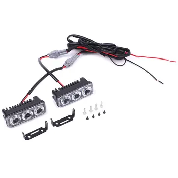 

1Set Auto Car LED White Daytime Running Light Fog Lamp DC12V 3W Durable