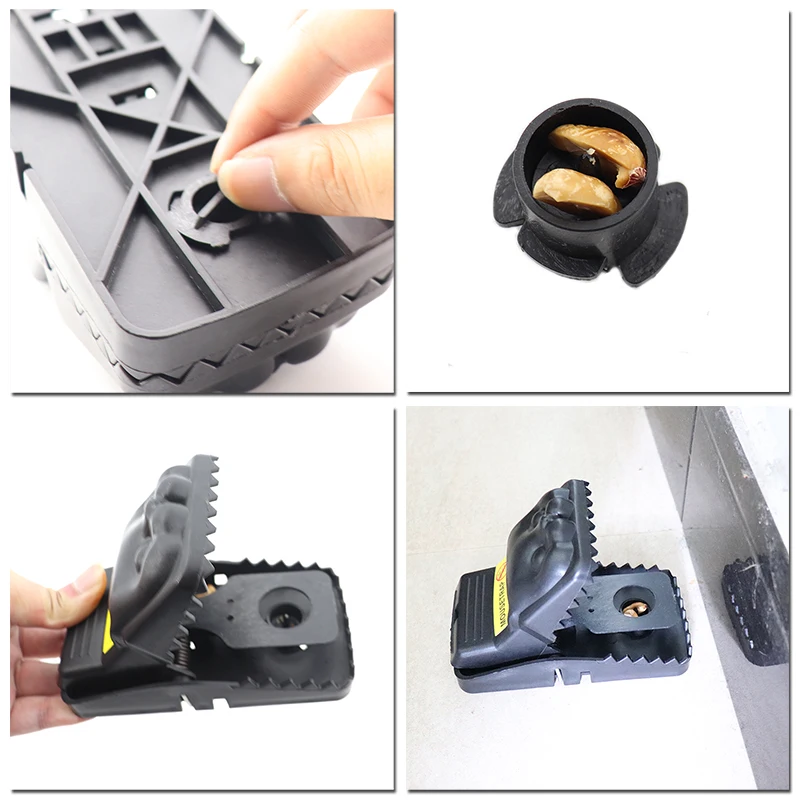 JQWORV Highly sensitive mousetrap Automatic Efficient capture Reusable Catching Mice Traps Home mouse cage Pest control repeller JQWORV Highly sensitive mousetrap Automatic Efficient capture Reusable Catching Mice Traps Home mouse cage Pest control repeller