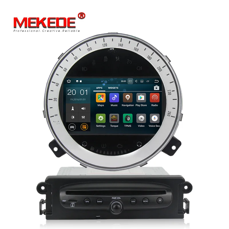 MEKEDE Android 9,0 2G ram 16G rom автомобильный dvd-плеер Радио стерео для BMW Mini Cooper 2006-2013 с wifi BT 3g Мультимедиа gps