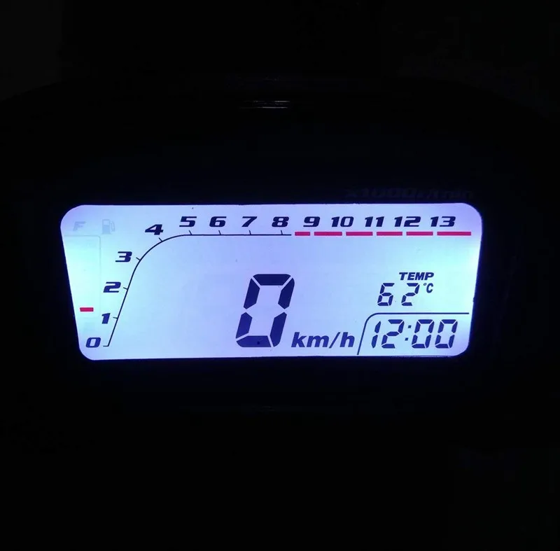 Мотоцикл цифровой одометр спидометр тахометр KMH MPH 14000 об/мин шестерни грязи