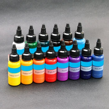 

Tattoo Ink 14 Colors 35ml/bottle High Quality Tattoo Pigemnt for Tattoo Kits INK419