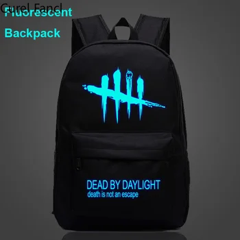 

Fashion Fluorescent Luminous Dead by Daylight Boy Girl School bag Women Bagpack Teenagers Schoolbags Children Student Backpacks