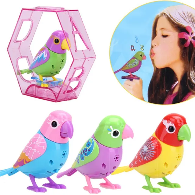 1PC Singing Sound Bird Pets Sing Solo intelligent Music Toys 20 Songs