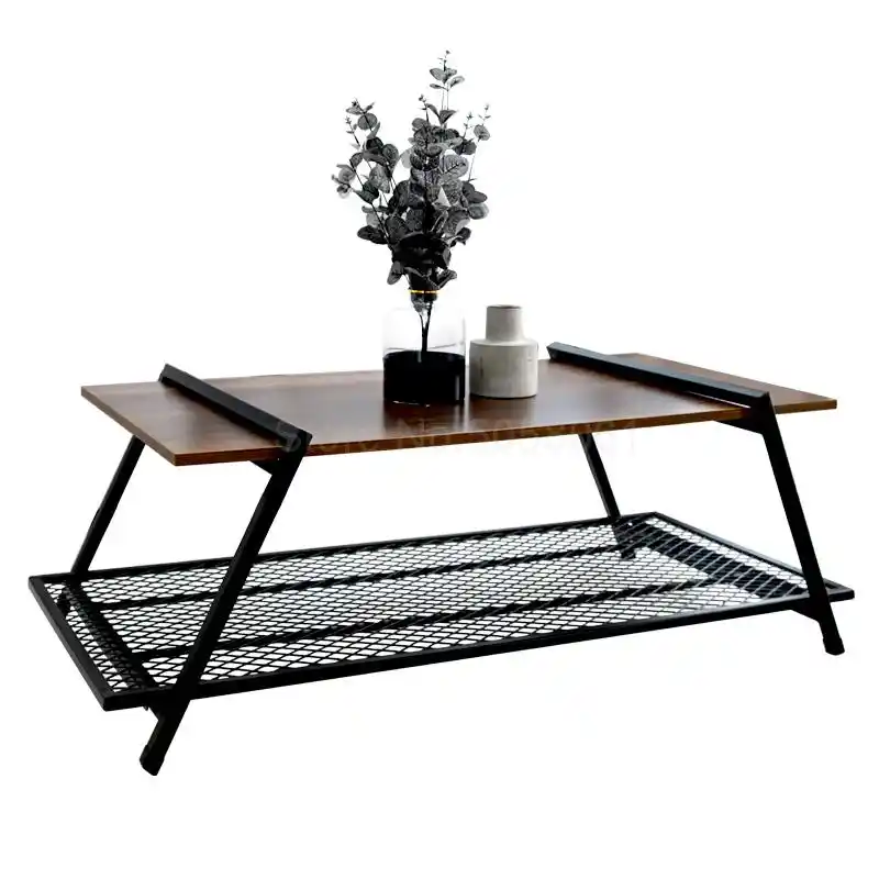 Retro Coffee Table Nordic Minimalist Creative Living Room Net Red Wrought Iron Wood Square Anese Small Retro Coffee Table Nordic Minimalist Creative Living Room Net Red Wrought Iron Wood Square Anese Small