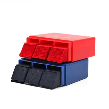 600sheets/box 2 Boxes Dental Articulating Paper Strips and 1pc Articulating Paper Tweezer Blue/Red Dentist Tools