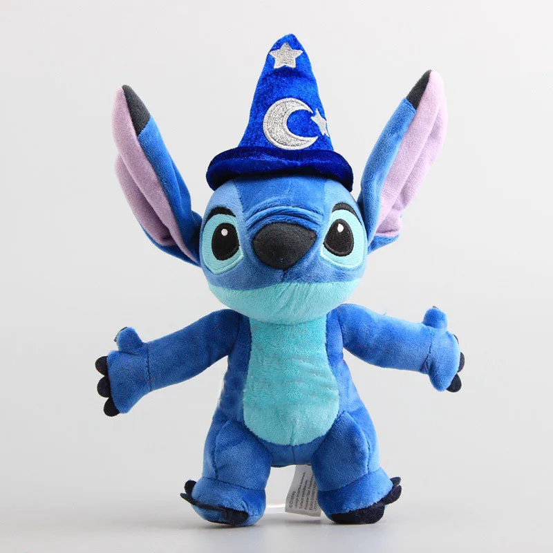 New Magic Stitch Plush Toys Anime Cartoon Blue Lilo and Stitch Soft Stuffed Dolls Cosplay Gift 25cm  (2)