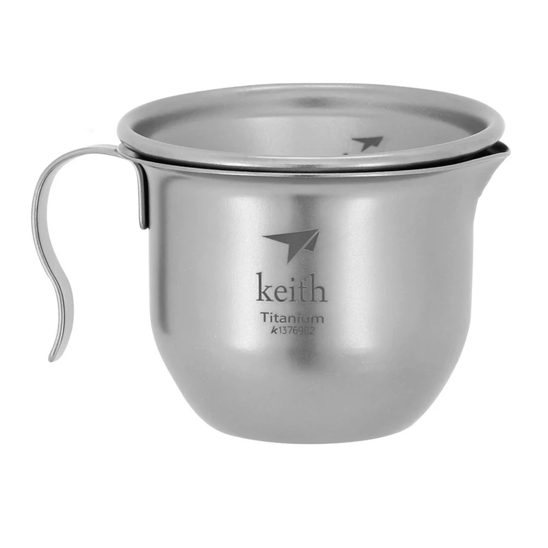 Keith titanio té taza de camping taza de té utralight Ti3910