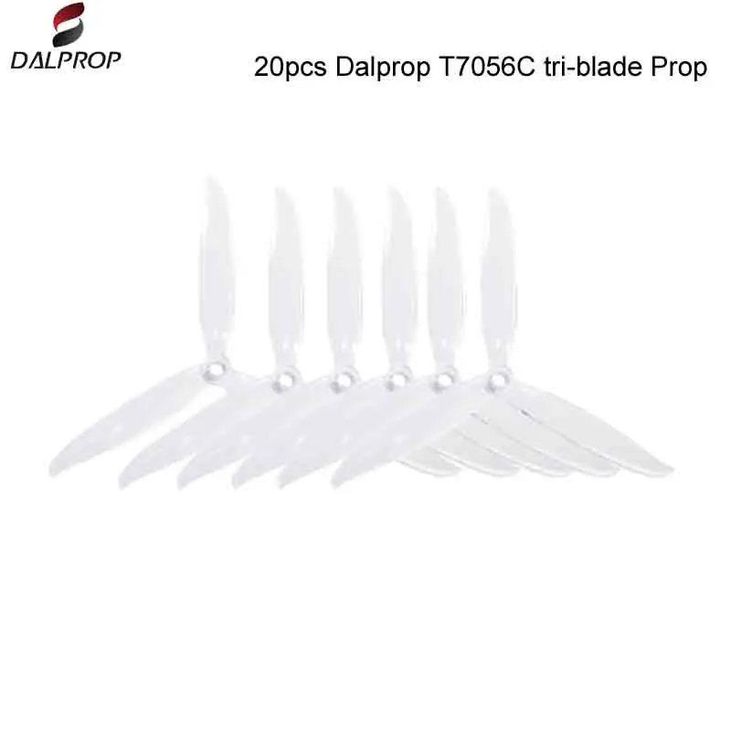 

Dalprop Cyclone T7056c 7056 7x5.6x3 Long Range 7inch 3 Blade/tri-blade Propeller prop for FPV iFlight HL7 7 Inch Freestyle Frame