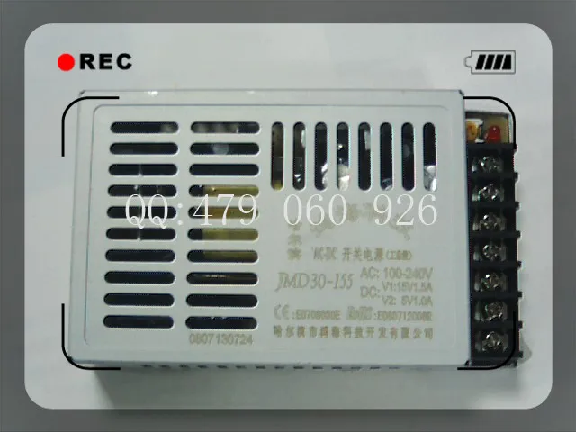 

[ZOB] 30W JMD30-155 15V1.5A 5V1A - switching power supply two isolated --5PCS/LOT