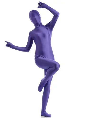 Женский и мужской костюм Zentai облегающий из спандекса на Хэллоуин для женщин