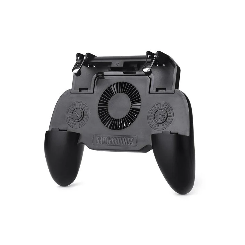 

For SR Mobile Gaming GamePad Cooler Cooling Fan Fire PUBG Mobile Game Controller Gamepad Joystick Metal L1 R1 Trigger