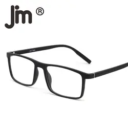 JM Ретро Оптический TR рамки легкий Весна Петля прозрачные линзы очки для мужчин женщин