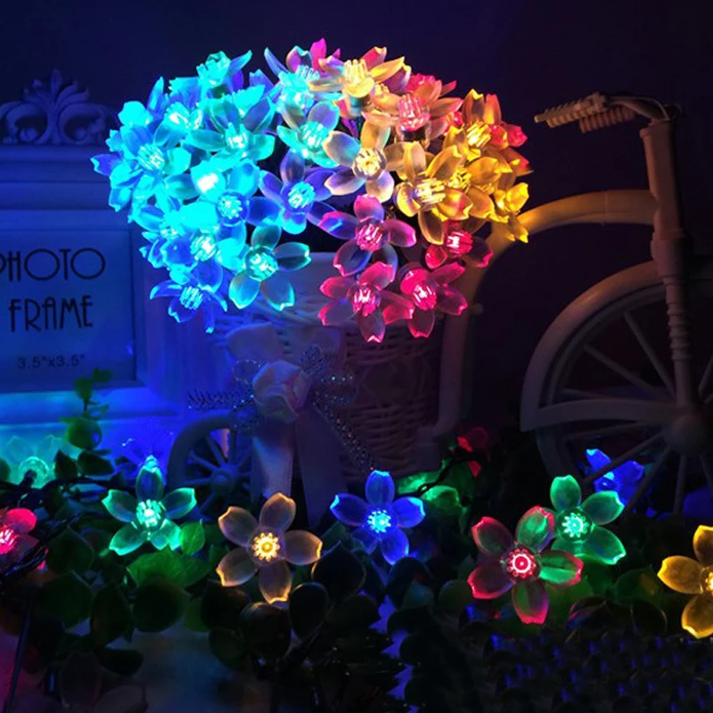 Solar Powered 6 7M Diwali Lamp Christmas Garlands font b Led b font Light font b