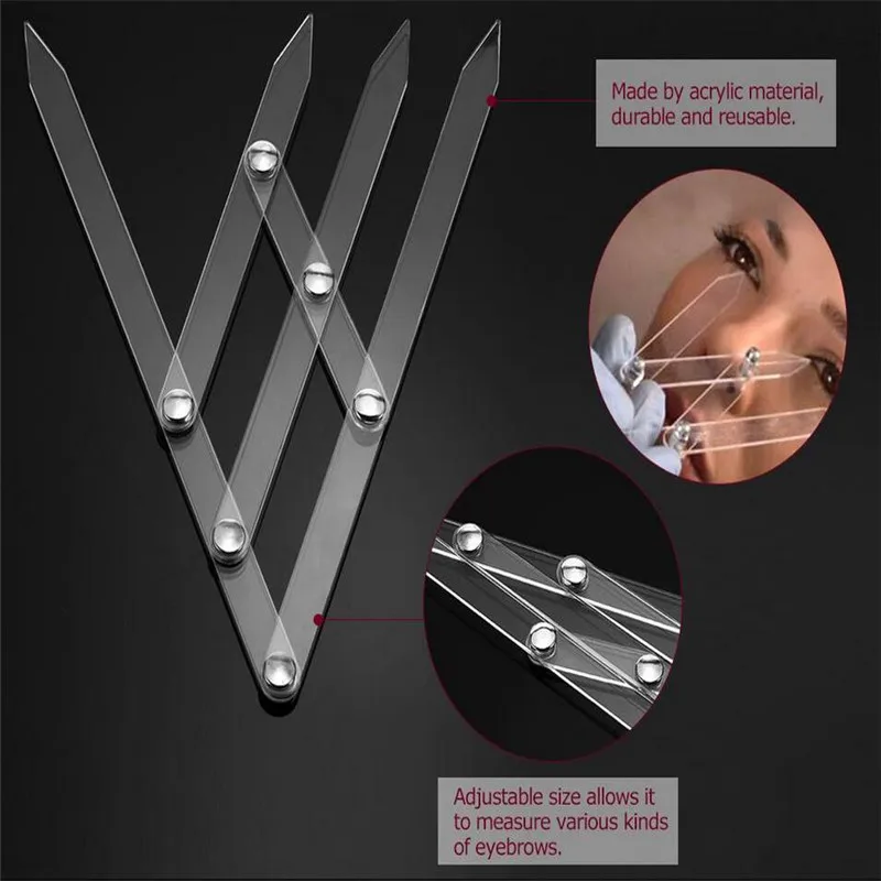 eyebrow shaping stencil tools