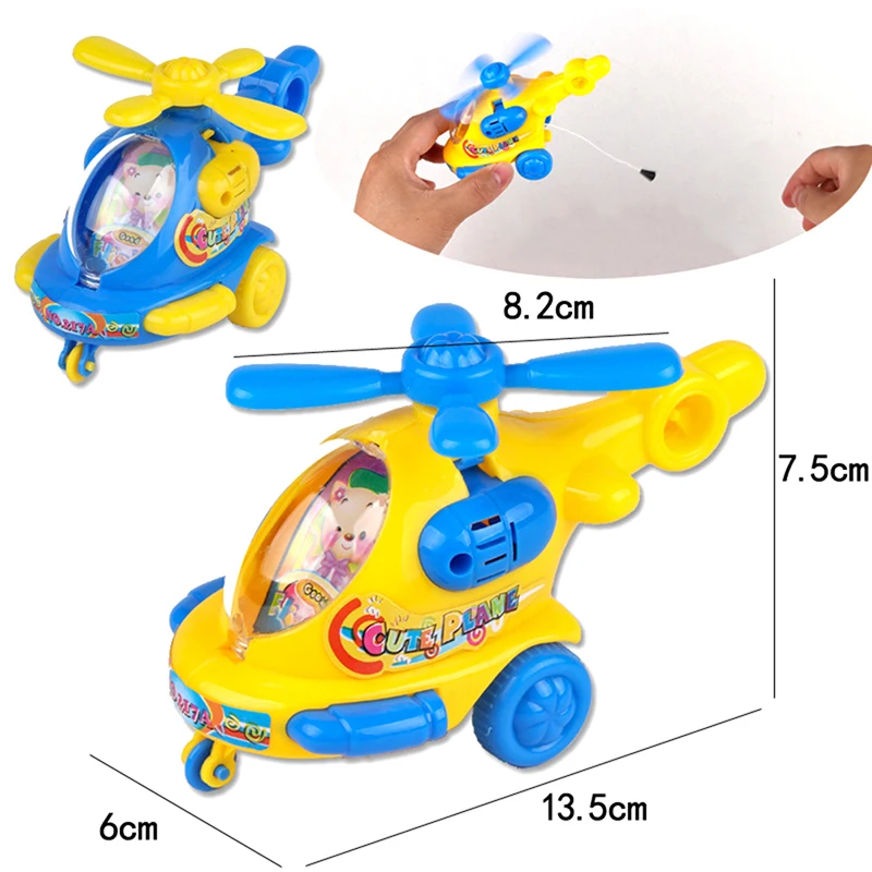 Helicopter Clockwork Classic Toy Baby Favorite Gift Cartoon Animal Wind Up Toys New Sale
