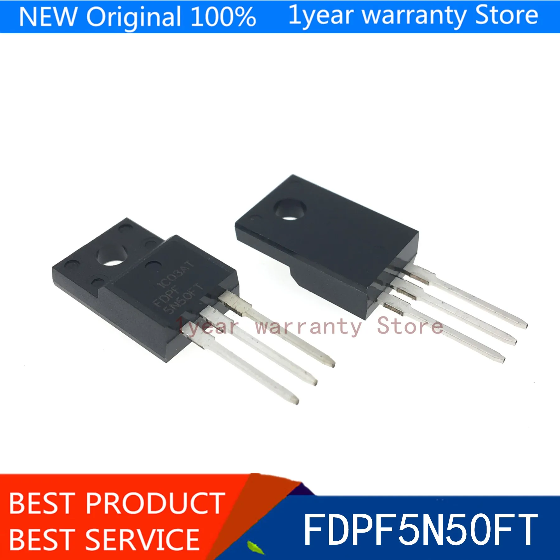 100% новый импортный оригинал FDPF5N50FT TO 220 FET MOSFET 5A 500V|Пульты ДУ| |