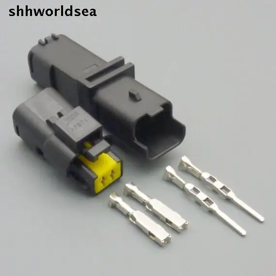 Shhworld Sea 5/30/100 набор 1 5 мм Женский Мужской 2Pin автомобильный разъем датчика