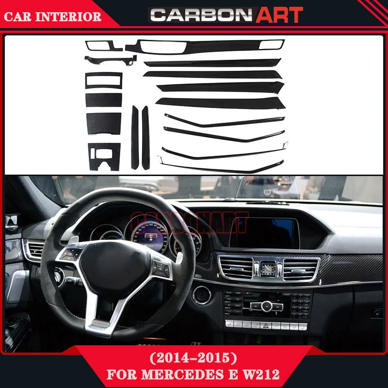 Carbon Fiber Interior For Mercedes E Class W212 Car