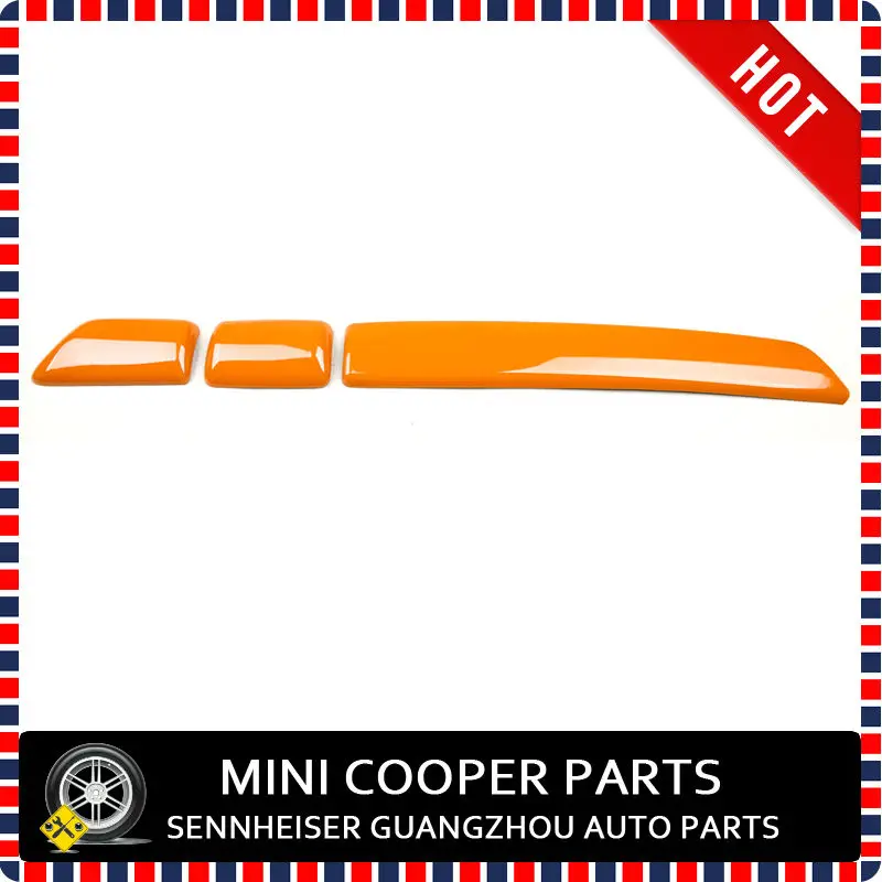 Инструментов Панель гарнир крышка ABS Материал классический мини Рэй Стиль оранжевый Цвет для Mini Cooper R60